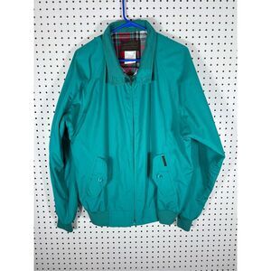 Eddie Bauer Vintage Harrington Jacket Plaid Lining Mens size XL